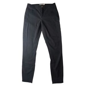 Peter millar stretch straight leg ankle pants black golf women's size 2